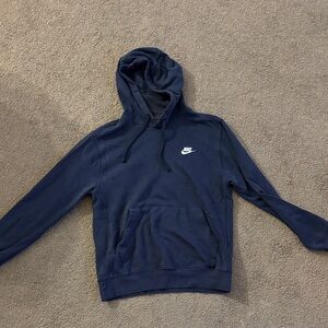 Nike Men's Dark Blue Hoodie